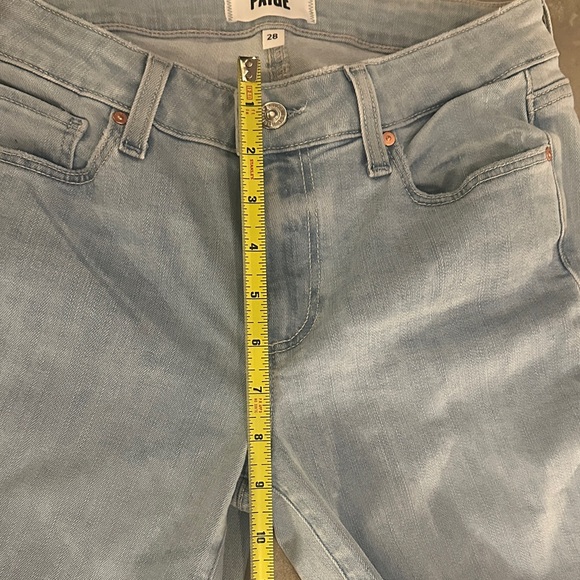 EUC Paige Lou Lou mid-rise flare jeans - women’s size 28 - Picture 12 of 13